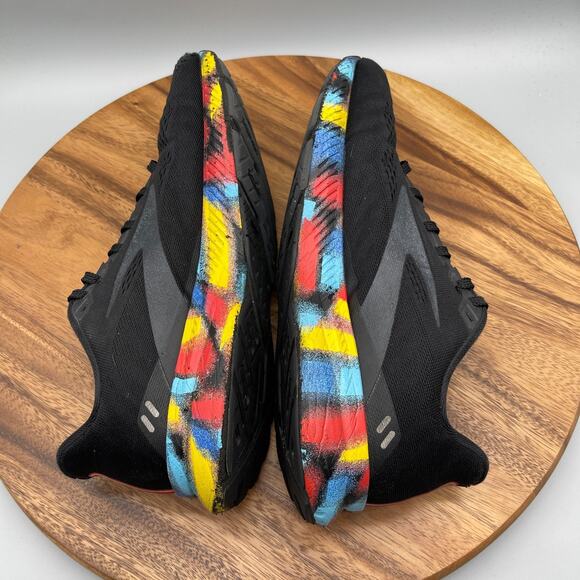 Brooks Launch 8 Shoes Mens Size 10.5 Black Running Comfort Walking Gym Sneakers - Picture 6 of 8